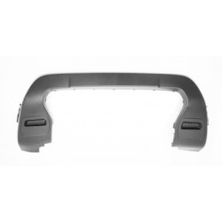 Bandeau centrale de pare-chocs avant noir structuré