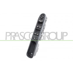 Panneau à boutons-poussoir noir pour porte avant côté chauffeur