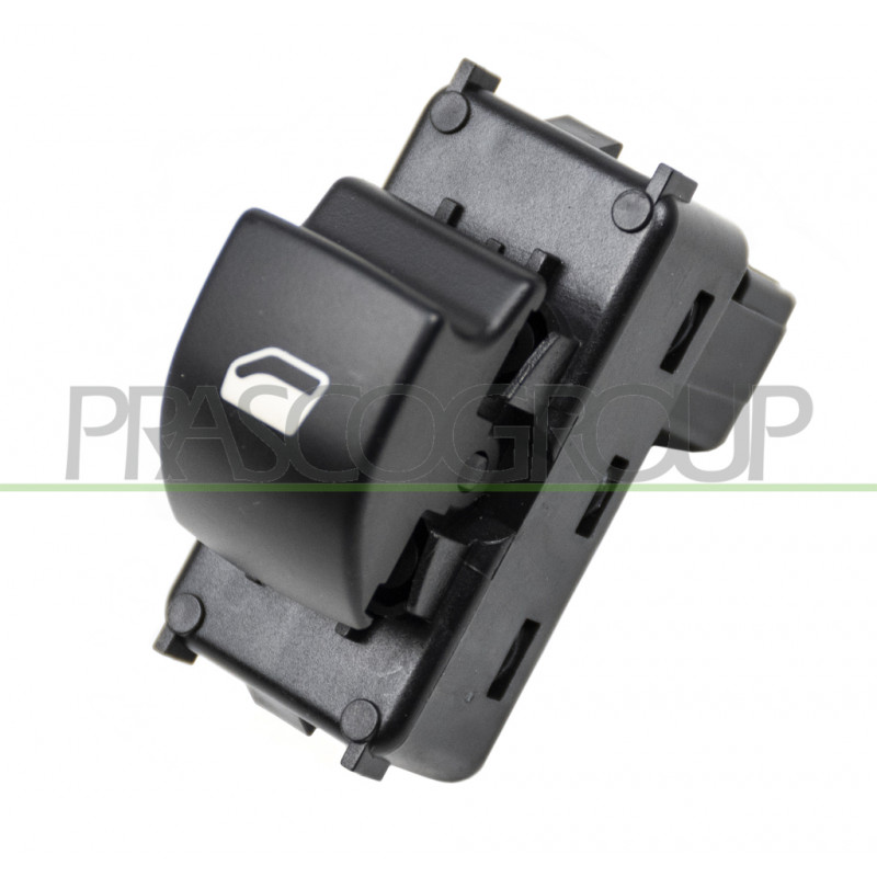 Interrupteur lève-vitre noir pour porte avant côté passager