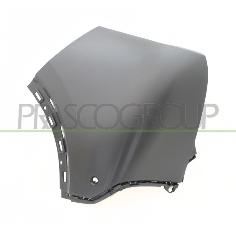 Embout Gauche De Pare-Chocs Avant Avec Appret-Avec Trous Aide Stationnement?