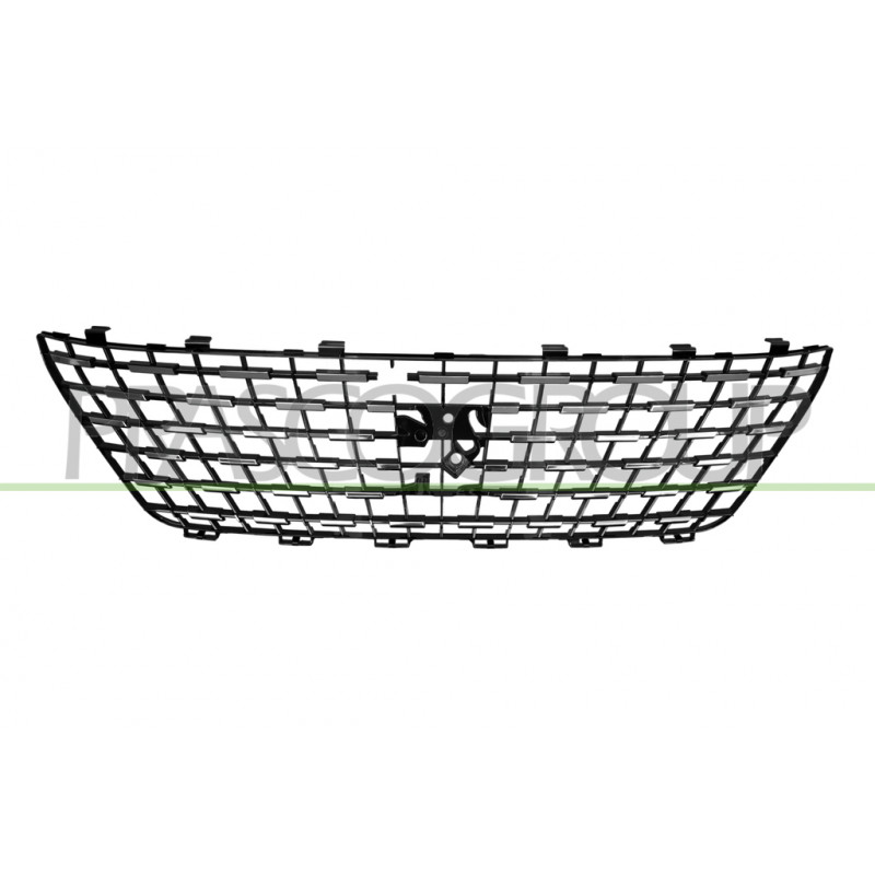 Grille Calandre Noire avec Moulure Chromee'