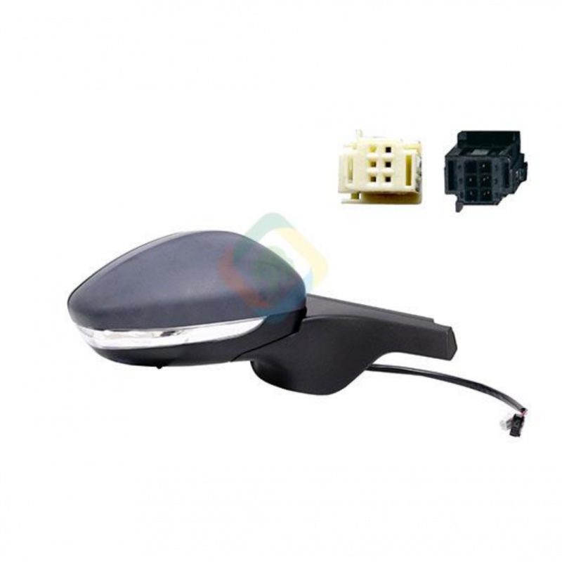 Rétroviseur côté passager Électrique, Convexe, Chauffant, Avec Couche D'Apprêt,