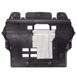 Cache sous moteur avec partie en aluminium