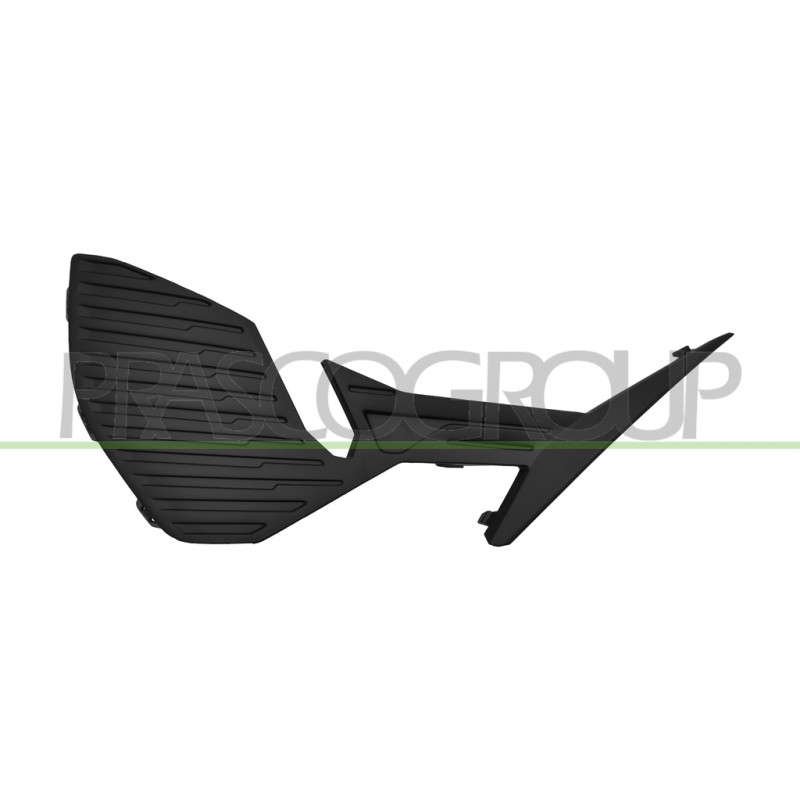 Grille Droite De Pare-Chocs-Avant-Noire-Structuré