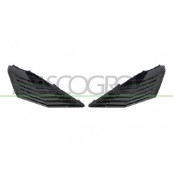 Jeu de Moulures de Calandre-Sans Appret-(côté passagerôté chauffeur)