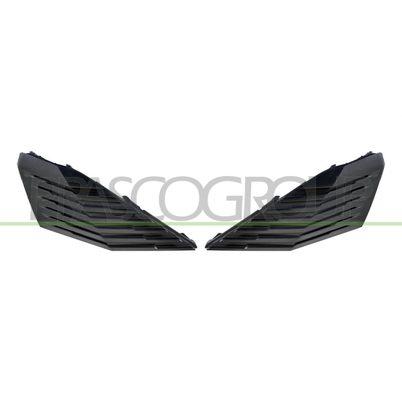 Jeu de Moulures de Calandre-Sans Appret-(côté passagerôté chauffeur)