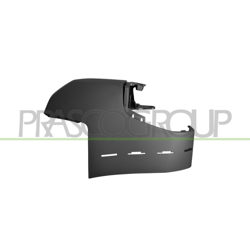 Embout côté chauffeur de Pare-Chocs arrière Noir Structure'-avec Trous Enjoliver