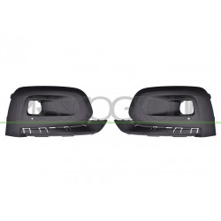 Jeu de Grille de Pare-Chocs Avant-Noir-Structure'-avec Sieges Antibrouillard (cô