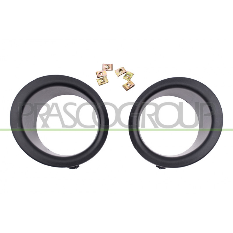 Jeu de Enjoliveur Antibrouillard Noir Structure' (côté passagerôté chauffeur)