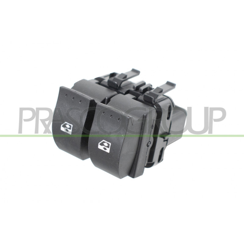 Panneau à bouton-poussoir noir pour porte avant côté chauffeur