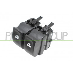 Panneau à bouton-poussoir noir pour porte côté chauffeur