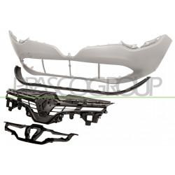 PARE-CHOCS AVANT AVEC GRILLE ET SPOILER