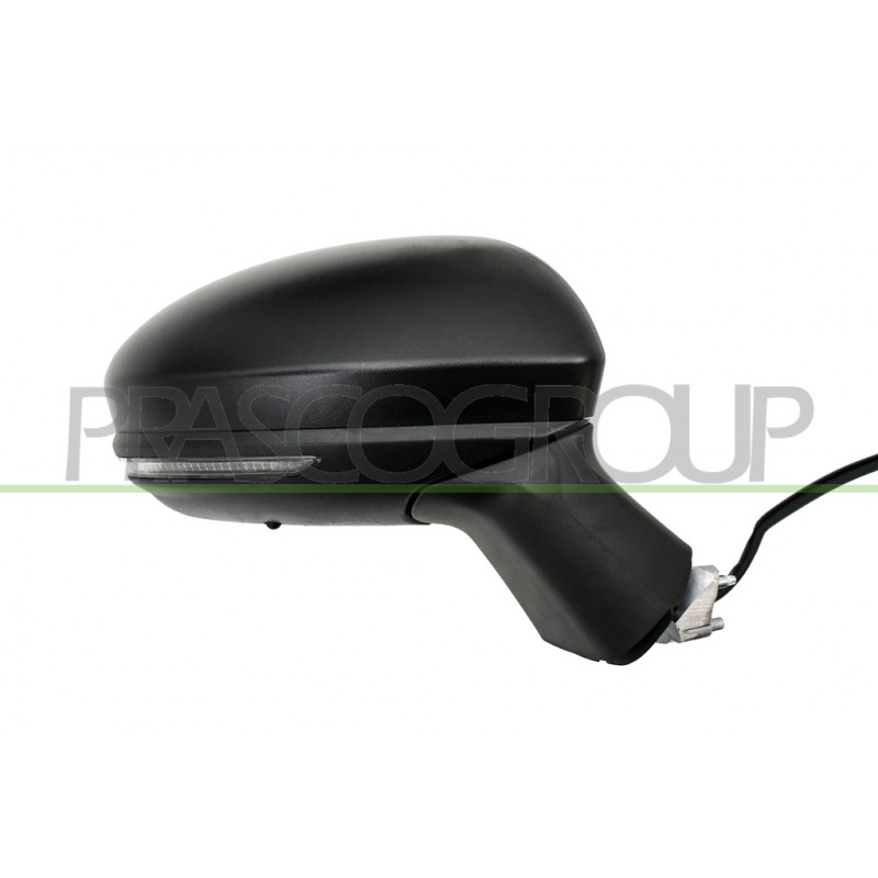 Retroviseur Droit Electrique-Noir-Chauffant-Avec Sonde-Avec Feu Repetiteur-Conve