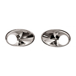 Jeu d'enjoliveur chromé pour antibrouillards