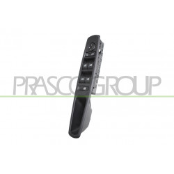 Panneau à bouton-poussoir noir pour porte côté chauffeur