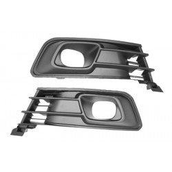 Jeu de grille noir de pare-chocs avant