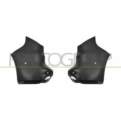 Jeu D'Embout De Pare-Chocs Arriere-Noir-Surface Lissse  A Apreter