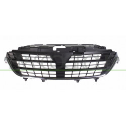 Grille Calandre-Noire avec Cadre Chrome'-avec Moulures Noires Brillantes
