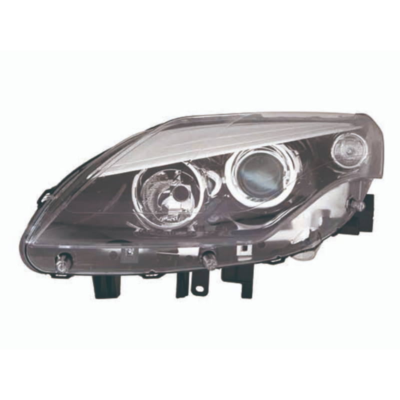 Phare avant côté chauffeur. Fond noir | Sans moteur | Électrique | H7