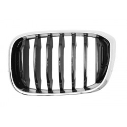 Grille de calandre noir avec cadre chrome côté chauffeur