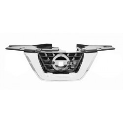 Grille de calandre noir avec moulure chrome