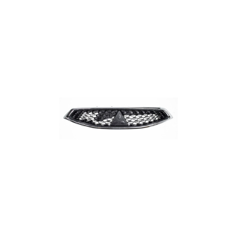 Grille de calandre noir avec moulure chrome