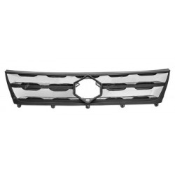 Grille de calandre noir avec moulure chrome