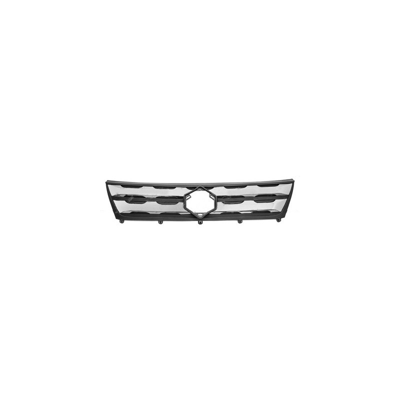 Grille de calandre noir avec moulure chrome