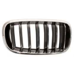 Grille de calandre chrome noir côté passager