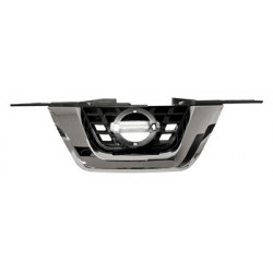 Grille de calandre noir avec moulure chrome