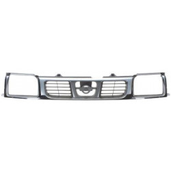 Grille de calandre chrome et gris argent