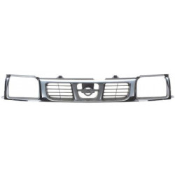 Grille de calandre chrome et gris argent