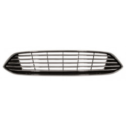 Grille de calandre noir avec moulure chrome et cadre chrome