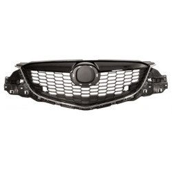 Grille de calandre noir avec moulure chrome