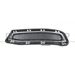 BANDEAU DROIT DE PARE-CHOCS ARRIERE NOIR AVEC CADRE CHROME'